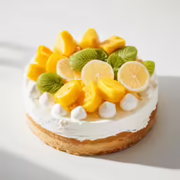 a fresh and delicious looking fruit cake,