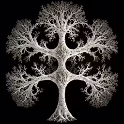 the ornate tree is the main part of a wallpaper