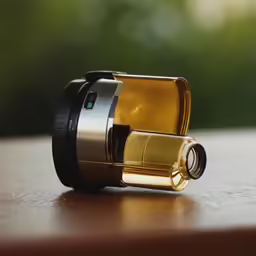 a compact camera has no lens in it