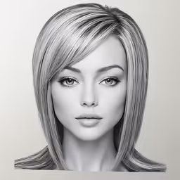 a woman is shown in this black and white image