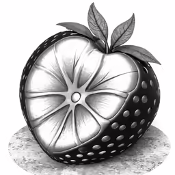 an apple sitting on top of a table
