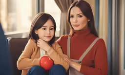 two beautiful young girls standing next to each other