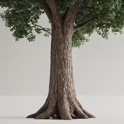 the trunk of a tree with large branches