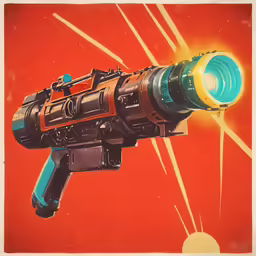 this is a picture of an awesome futuristic weapon