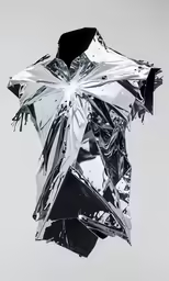 the image is made of a shirt shaped like something