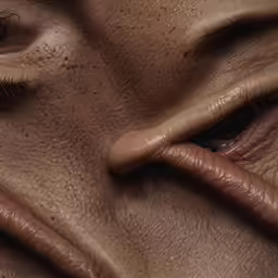 there is a large eye that appears to be close up