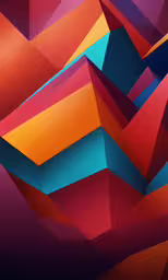 a colorful background with red and blue shapes,there is a background image with a red, orange and blue background