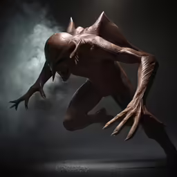 there is a giant, creature - like creature in the air