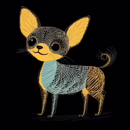 an animal that is wearing a t - shirt on