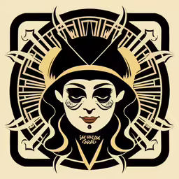 an image of a woman wearing mask with the words so strong squad on her face