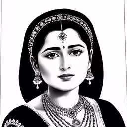 an image of a beautiful indian woman