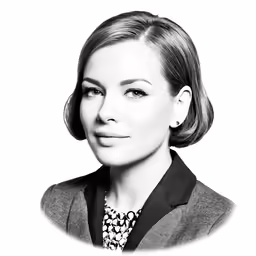 a black and white photo of a woman