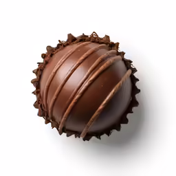an object sitting on a table, chocolate