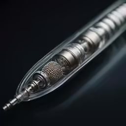 a very intricate pen sitting on top of a table