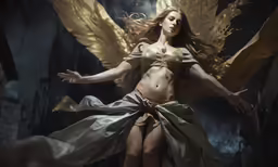 the fantasy fairy is being portrayed in this picture