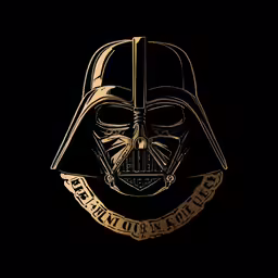 the star wars sith vader is on black background
