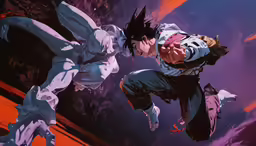 a man falling from his back and into the air