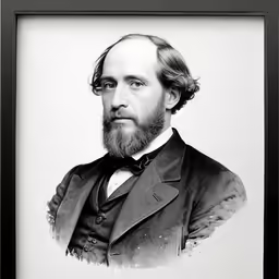 a man in a suit looks off to the side