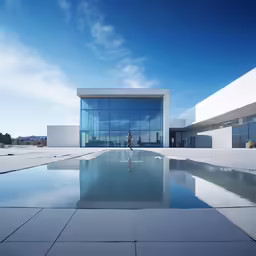 this is a view of a glass building