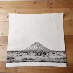 a photograph sitting on top of a table