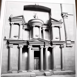 a architectural photograph of a church
