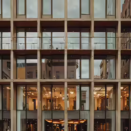 this is a view from across the street of a building
