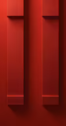 a photo of a red wall that has been combined into one