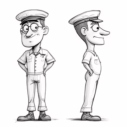 cartoon characters set of the same character from the cartoon series