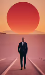 a man is in the desert and there is no image on this page