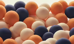 a lot of different colors of soft balls