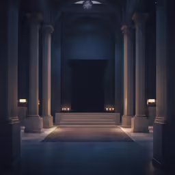 this is a photo of an empty cathedral