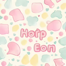 a painting with words in it that says hipp pom