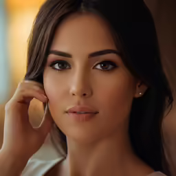 there is a beautiful asian woman with a beautiful smile on her face