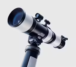 a telescope that is sitting on a tripod