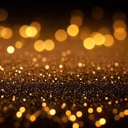 blurry photograph of gold boke background
