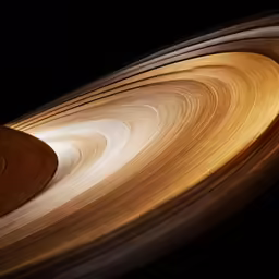 saturn is rotating around in the sky