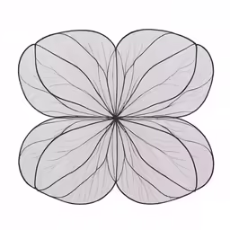 three white and black flowers are on top of each other