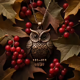 a picture of a bird with eyes sitting on berries