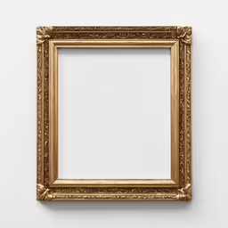a picture frame is hanging on the wall