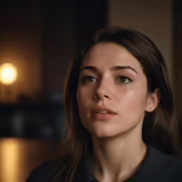 the young woman is wearing her hair in pig ponytails
