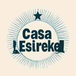 an old school logo for a small business