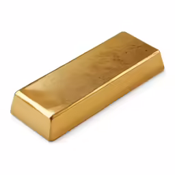 a piece of metal on a white surface