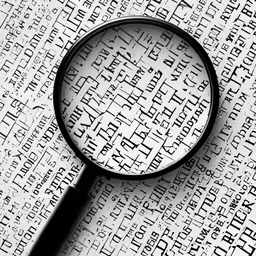 a magnifying glass sitting on top of a map