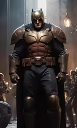 a man in a costume with two different faces