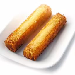 two very close up view of some type of pastry