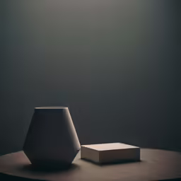 an image of two vases that have been used as decorations