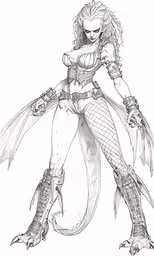 an illustration of a female character in the game supergirl