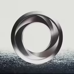 there is a circular object in the middle of the screen