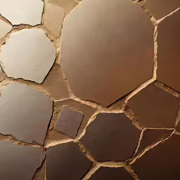 the surface of an interesting tile in the floor