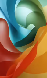 a very nice and colorful design on a phone